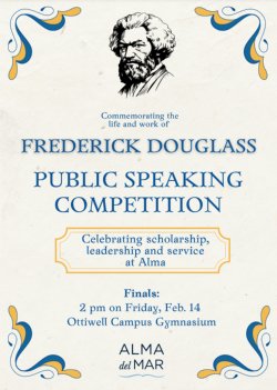 Public Speaking Competition finals on Friday, Feb. 14th at 2 pm